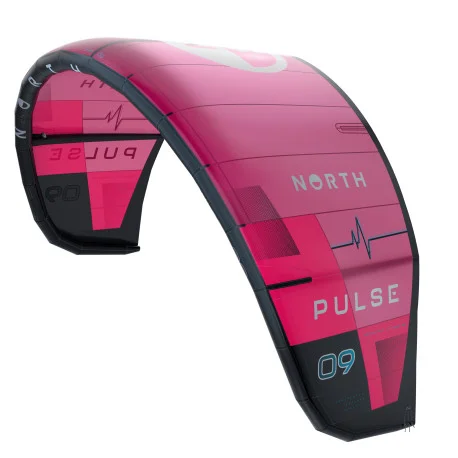 Ailes Kitesurf à BoudinNorth Kiteboarding Pulse Kite – Rubine Red 2024