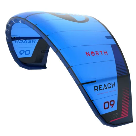 Ailes Kitesurf à BoudinNorth Kiteboarding Reach Kite – Pacific Blue 2024