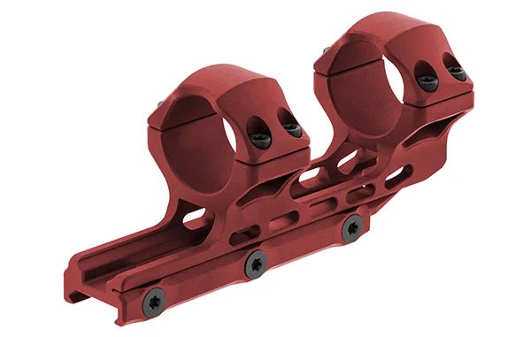 AIR32234AR – UTG® ACCU-SYNC® 30mm High Profile 34mm Offset Picatinny Rings Red