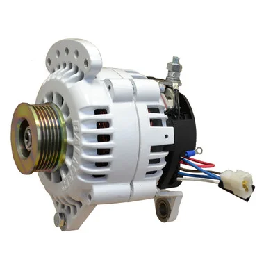 Alternateur Balmar 150 A 12 V 4 po à double patte de fixation, poulie K6 avec masse isolée
