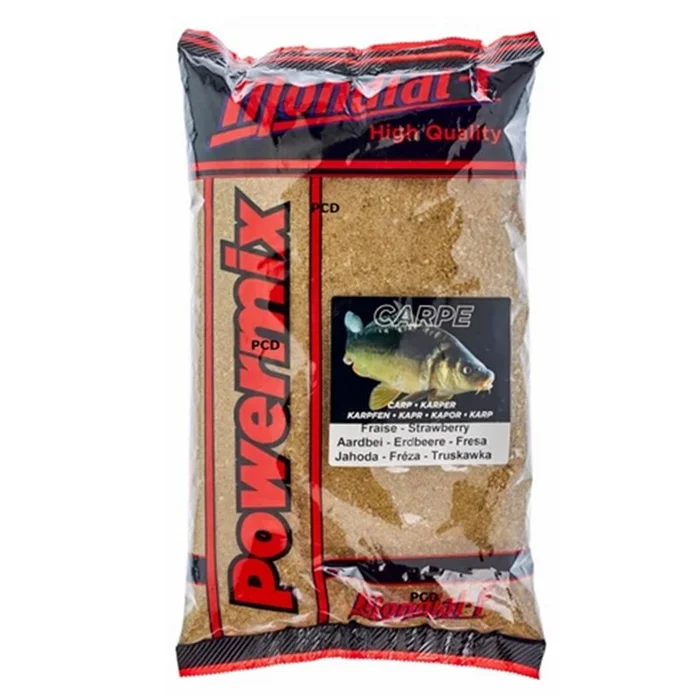 Amorce Powermix Mondial-F Carp Strawberry 2KG500