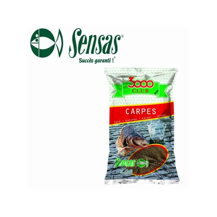 AMORCE SENSAS 3000 CLUB CARPES ROUGE 1KG