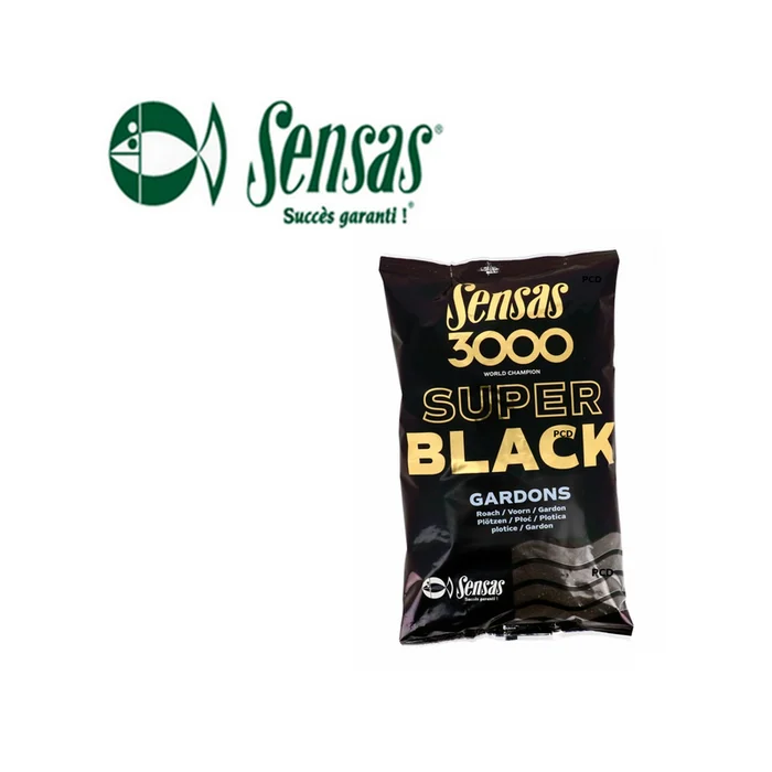AMORCE SENSAS 3000 SUPER BLACK GARDONS 1KG