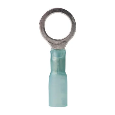 Ancor 16-14 3/8 cosses à anneau thermorétractables bleu paquet de 25