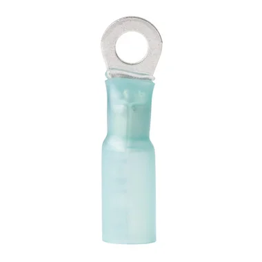 Ancor 16-14 #8 Cosse à Anneau Rétractable Thermiquement Bleue Paquet de 100