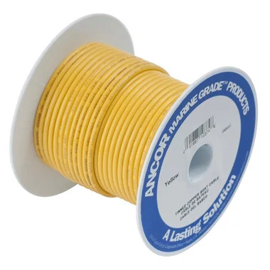 Ancor #6 jaune bobine 250′ cuivre étamé