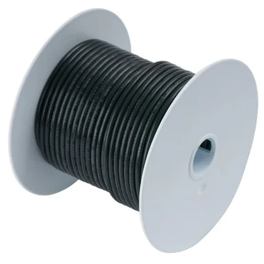 Ancor Black 1 AWG Tinned Copper Battery Cable – 50&prime;