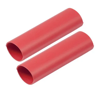 Ancor Heavy Wall Heat Shrink Tubing – 2,54 cm x 30,48 cm – Paquet de 2 – Rouge