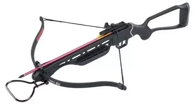 Arbalète 150 lbs en métal de chasse + 2 flèches