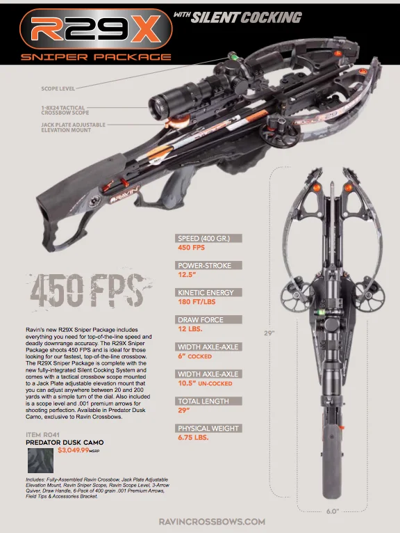 ARBALETE RAVIN R29X SNIPER