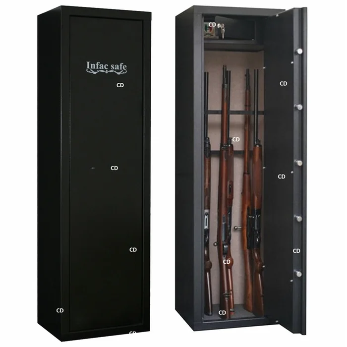 Armoire Infac Sentinel 16 Armes + Lunettes + Coffre Intérieur