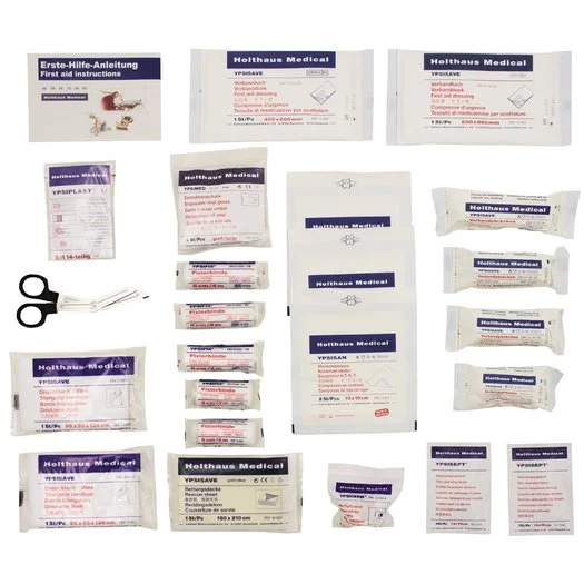 Assortiment de premiers soins, HOLTHAUS, 43 pièce, DIN 13164