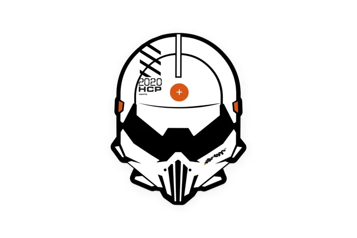 Autocollant MONK ‘HCC Mask’