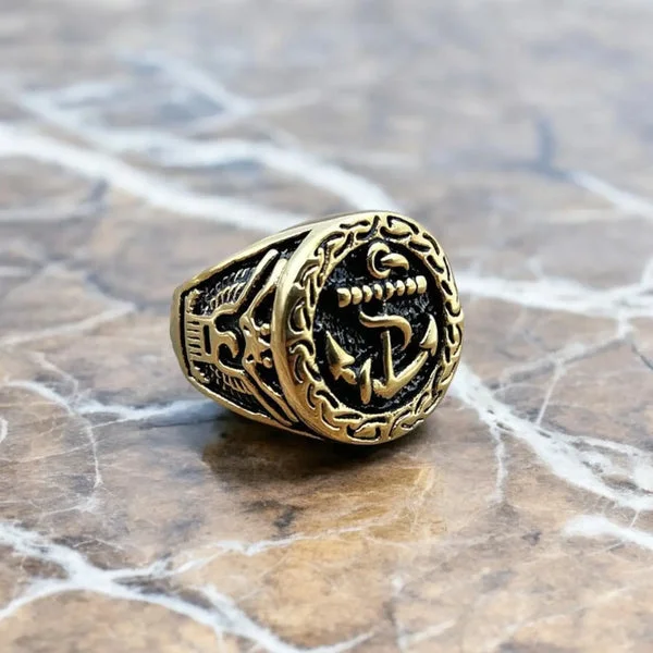 BAGUE MILITAIRE – GÉNÉRAL AMÉRICAIN (OR)