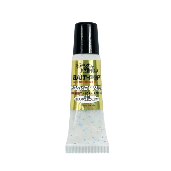 Bait Pop Bill Dance Legend Pack 1 – Lait de singe, bleu, écrevisse – Tubes Sparklscales parfumés LIVE SONAR INTENSIFIER 0,5 oz – Image 2