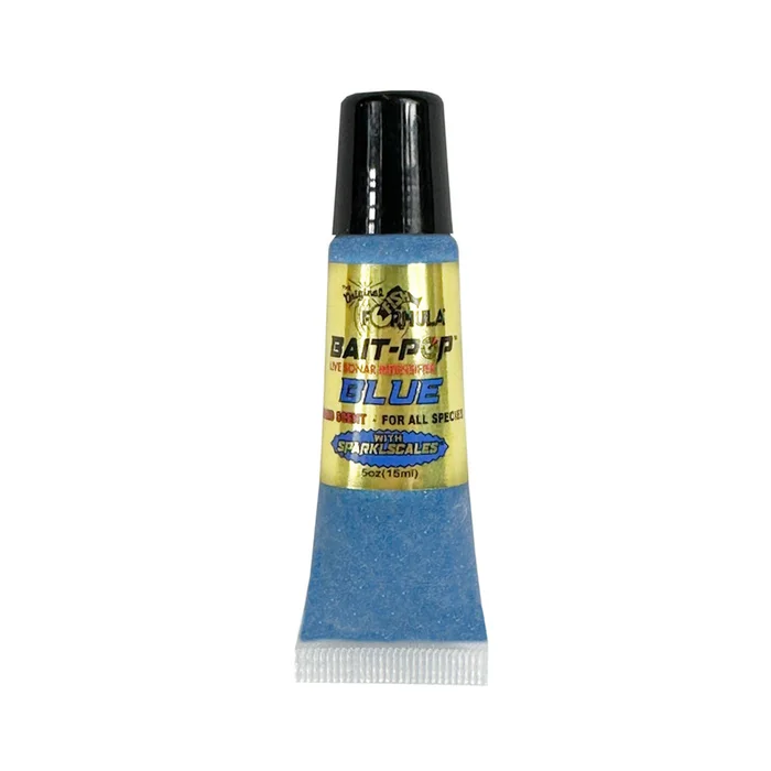 Bait Pop Bill Dance Legend Pack 1 – Lait de singe, bleu, écrevisse – Tubes Sparklscales parfumés LIVE SONAR INTENSIFIER 0,5 oz – Image 3