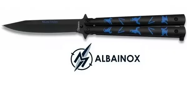 Balisong couteau papillon 22,3cm ALBAINOX – Design Ninja