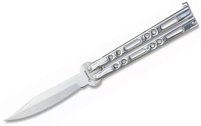 Balisong couteau papillon 23cm argenté – ALBAINOX