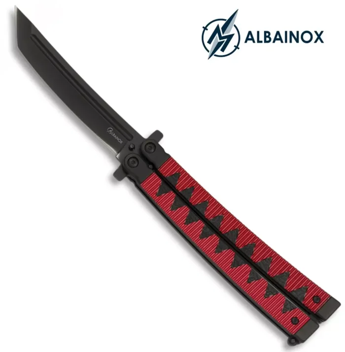 Balisong couteau papillon 24cm ALBAINOX – Design katana