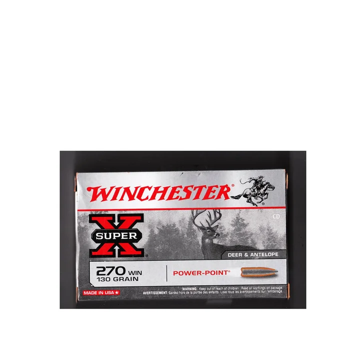 BALLE SUPER X POWER POINT 270WIN WINCHESTER PAR 20