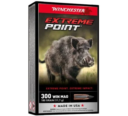 Balles 300WIN MAG Extreme-point 180 grain WINCHESTER