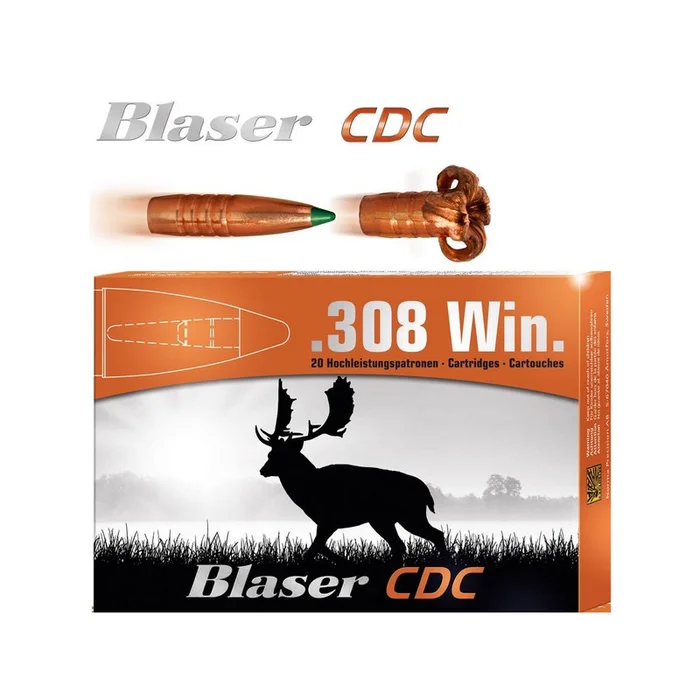 BALLES BLASER CDC 308 WIN 160 Grains PAR 20