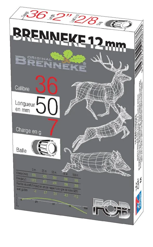 BALLES BRENNEKE 12MM