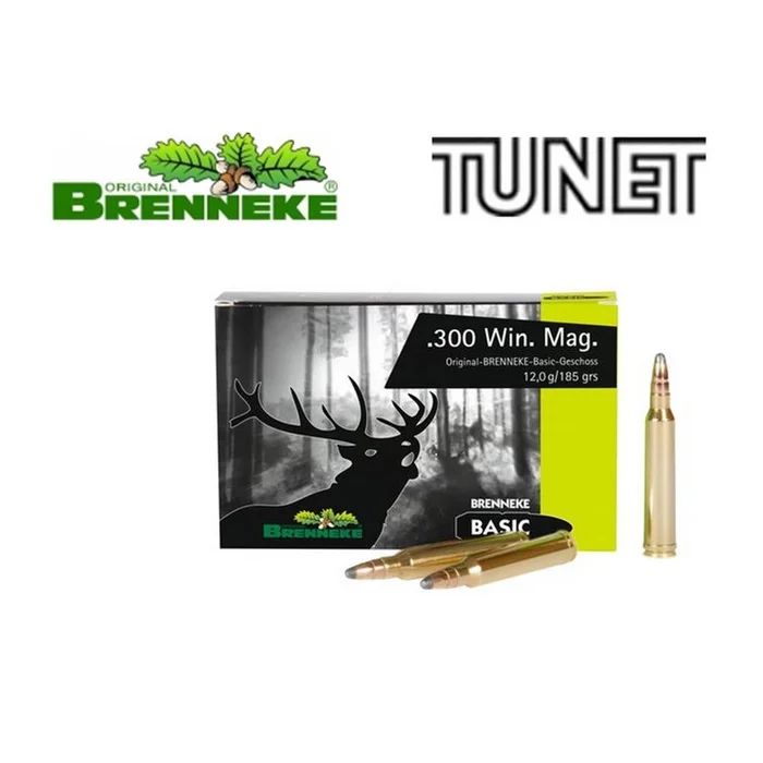 BALLES BRENNEKE BASIC 300 WIN MAG 185 GRAINS