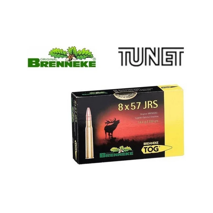 BALLES BRENNEKE TOG 8X68S 220 GRAINS PAR 20