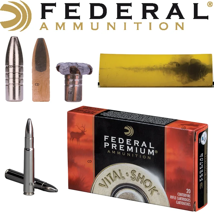 BALLES FEDERAL TROPHY BONDED BEAR CLAW CAPE SHOCK 416 Rem Magnum 400 Grains PAR 20