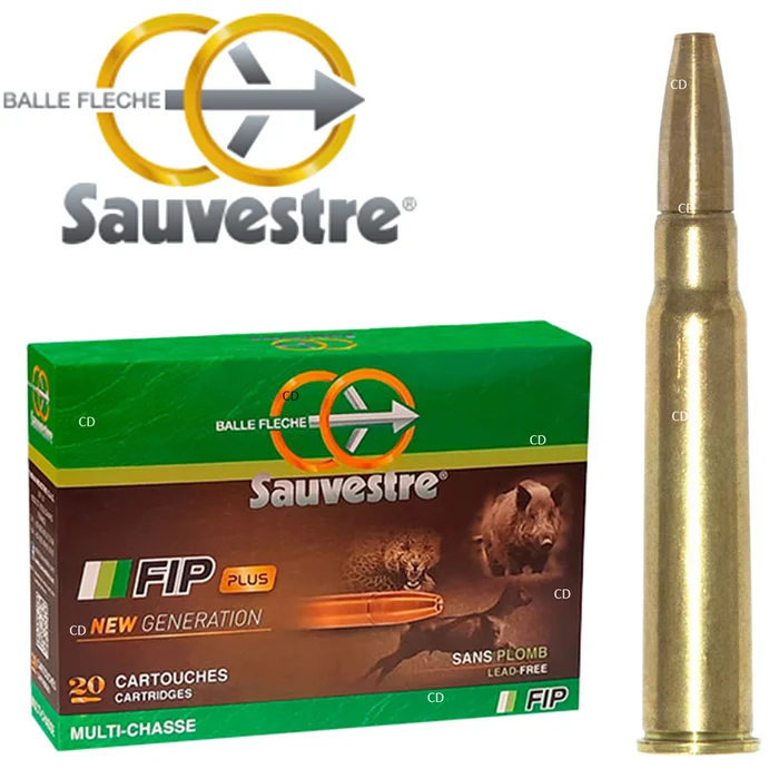 Balles Flèche Sauvestre F.I.P Plus NG 8×57 JRS 207 Grains Par 20