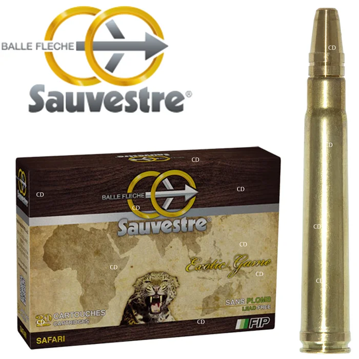 Balles Flèche Sauvestre F.I.P Safari 375 H&H Magnum 274 Grains Par 20