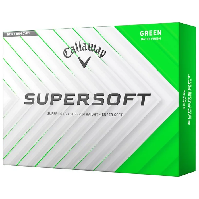 Balles neuves Callaway Golf Supersoft Green