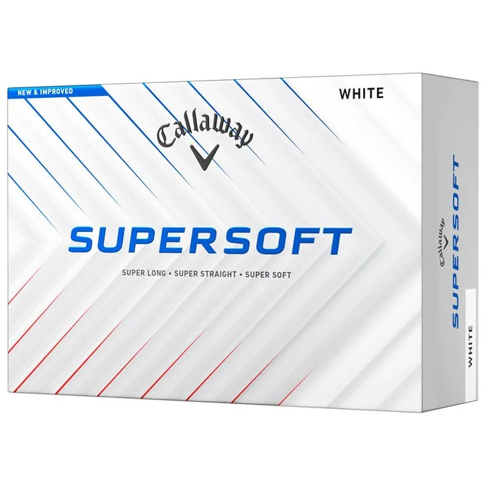 Balles neuves Callaway Golf Supersoft White