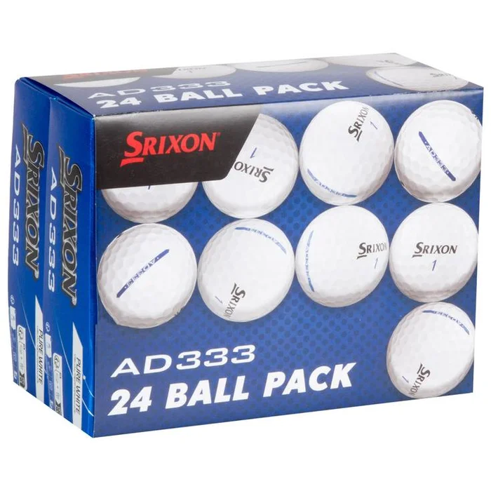 Balles neuves Srixon AD333 11 Sleeved 24 Balles White