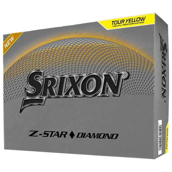 Balles neuves Srixon Z-Star Diamond Tour Yellow
