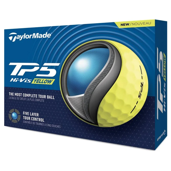 Balles neuves Taylormade TP5 Yellow