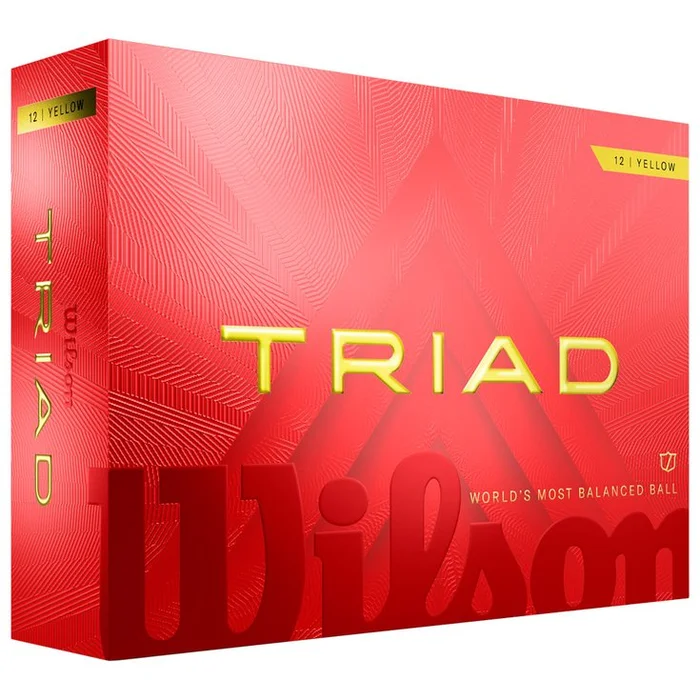 Balles neuves Wilson Triad Yellow