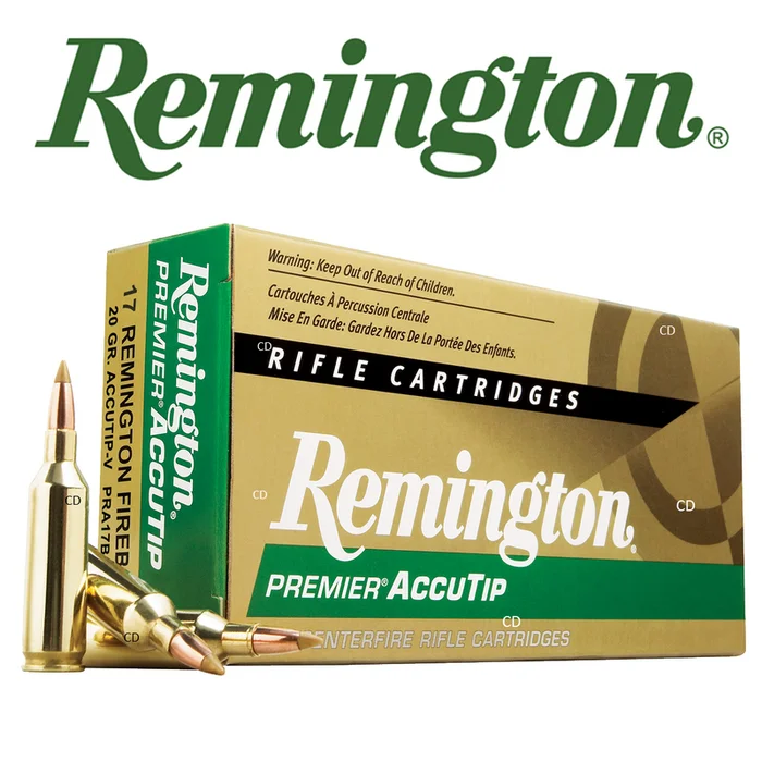 BALLES REMINGTON PREMIER ACCUTIP BOAT TAIL 222 REM 50 GRAINS PAR 20