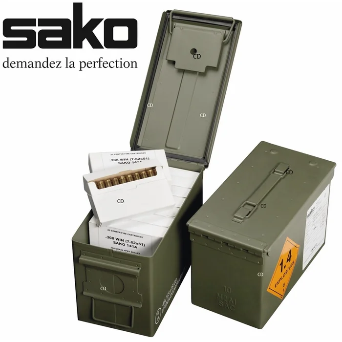 Balles Sako En Caisse Militaire Par 400 300 BLK 102 Grains OTM Training