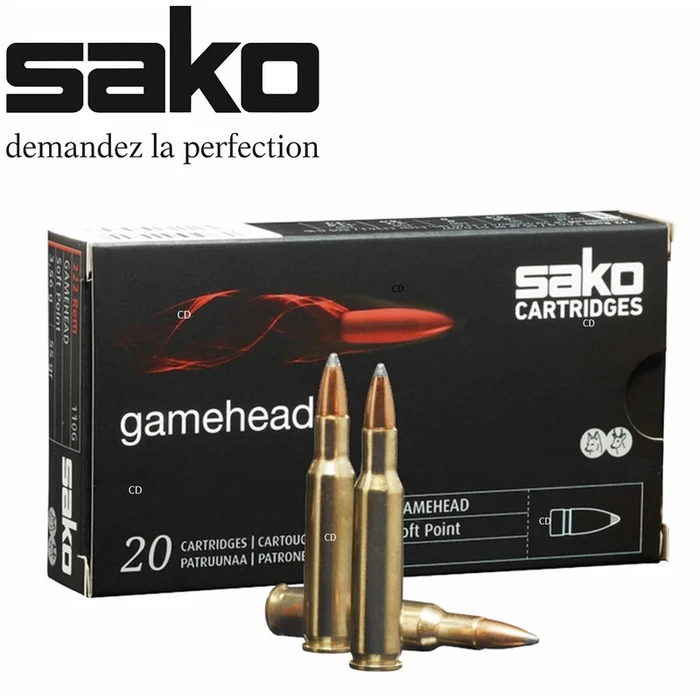 Balles Sako Gamehead 300 Win Mag 180 Grains Par 20