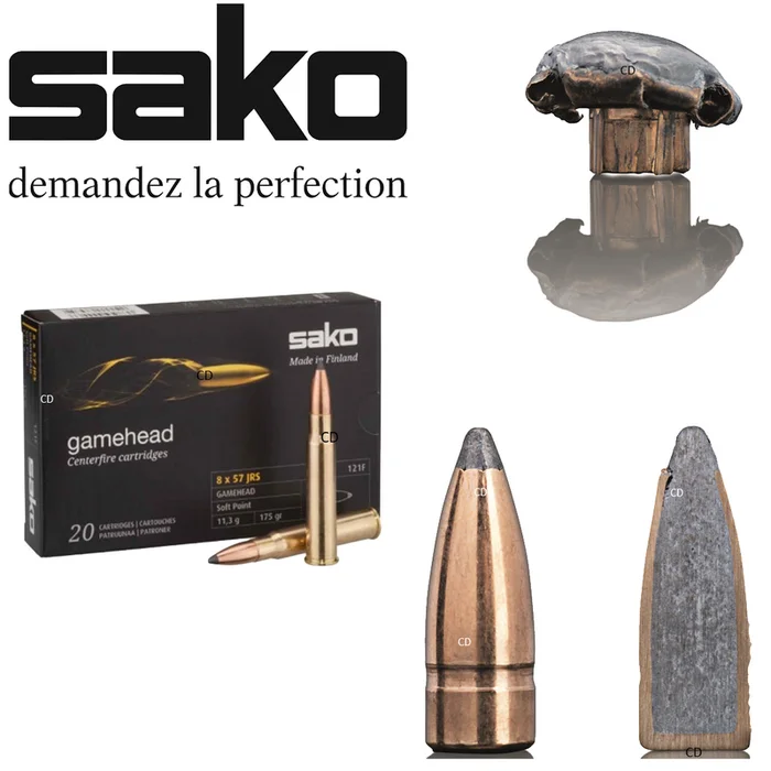 Balles Sako Gamehead 7mm Rem Mag 150 Grains Par 20