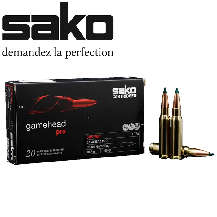 Balles Sako Gamehead Pro 270 Win 140 Grains Par 20