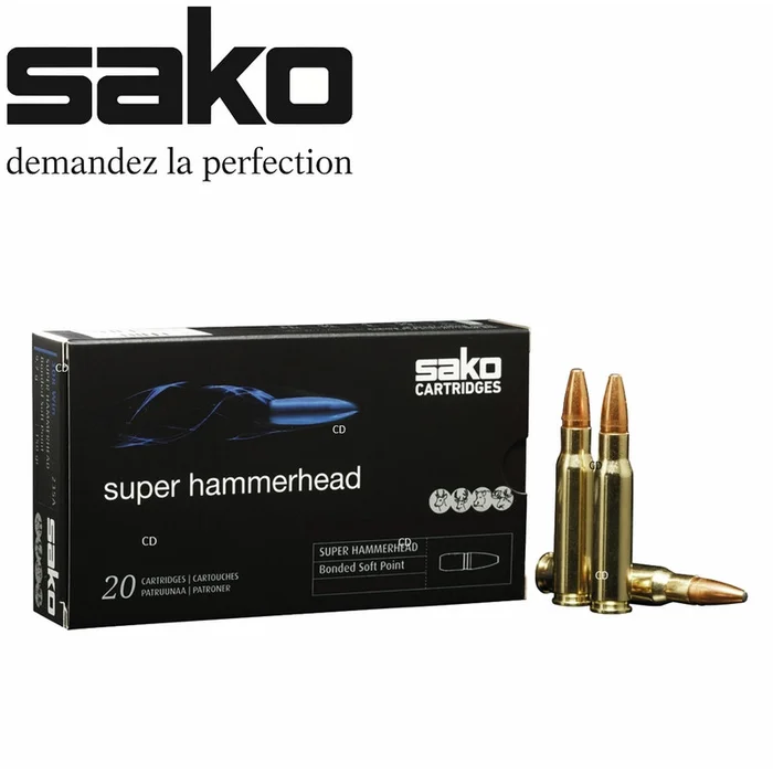 Balles Sako Super Hammerhead SP 30-06 Sprg 180 Grains Par 20