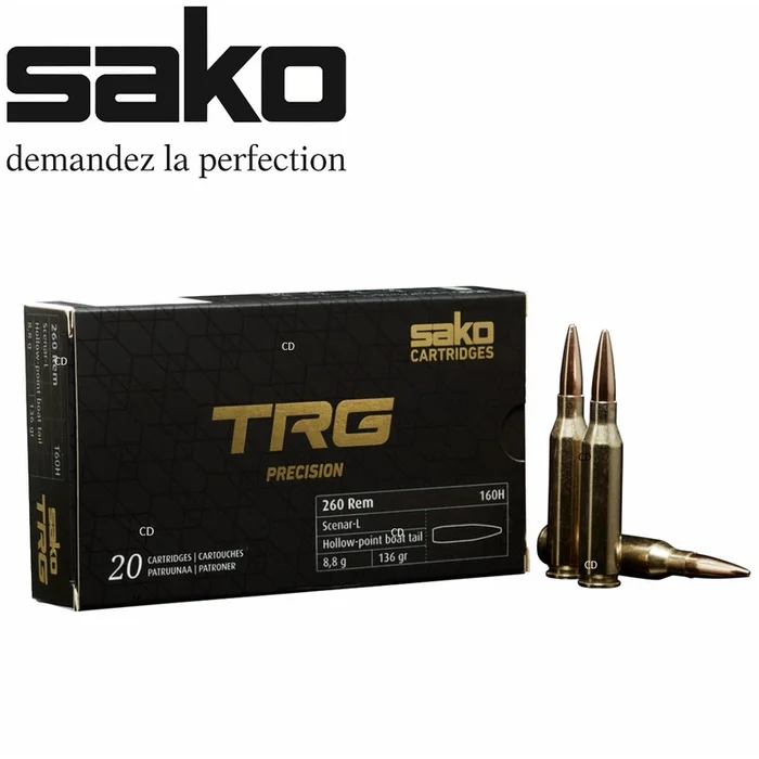 Balles Sako TRG Précision HPBT 6.5 Creedmoor 136 Grains Par 20