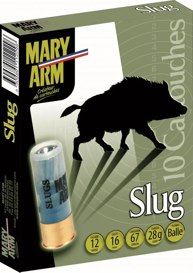 BALLES SLUG 12/28G X10