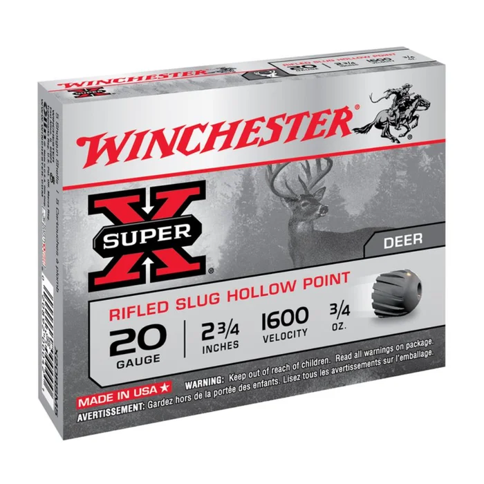 BALLES SLUG SUPER-X RIFLED 20/70 21G X5