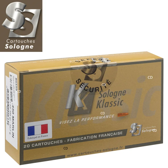 BALLES SOLOGNE 450 MARLIN 350 Grains PAR 20