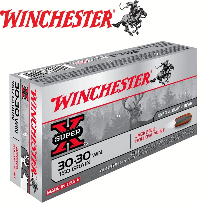 Balles Winchester Super X Hollow Point 30-30 Win 150 Grains Par 20