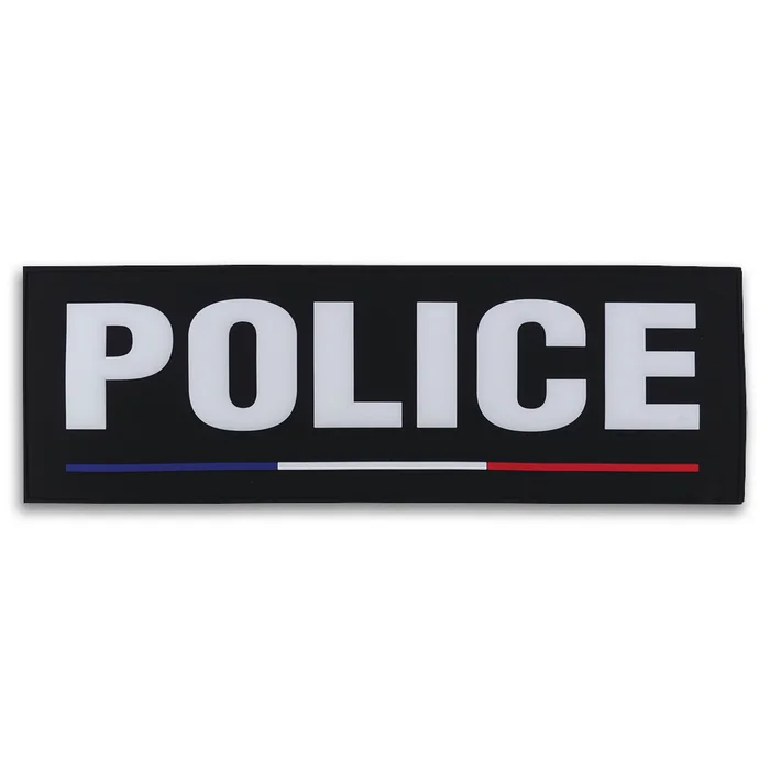 Bandeau d’identification souple – Dos 30X10 – Police